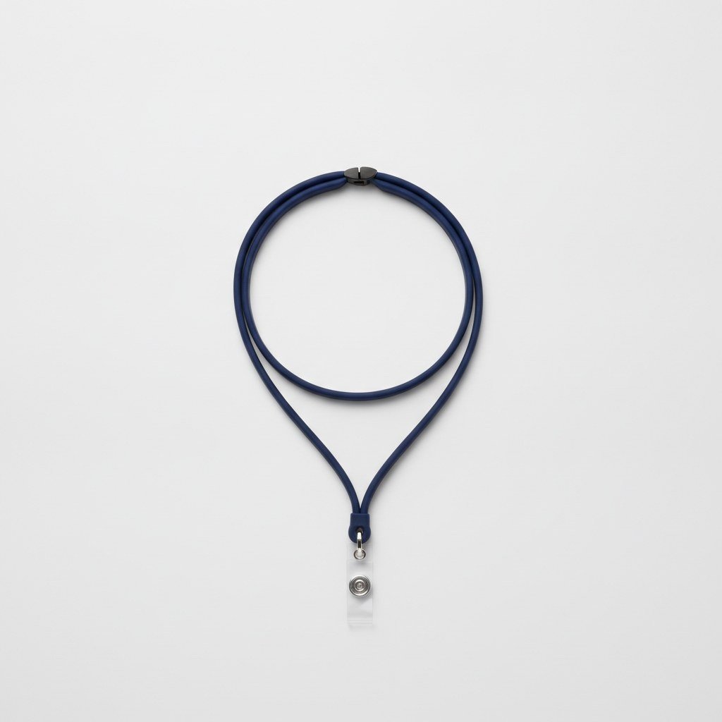 Silicone ID Lanyard — Trident Lab Coats