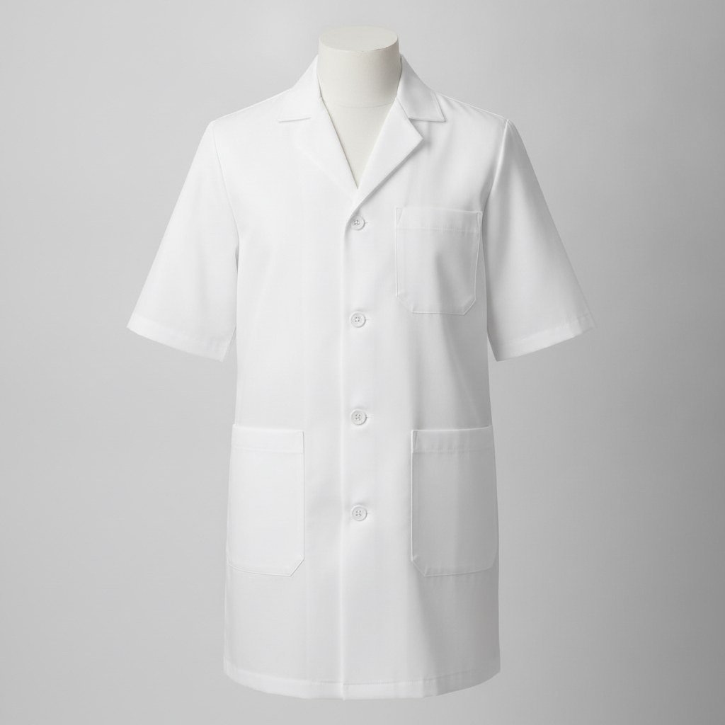 Short Student Lab Coat — Trident Lab Coats