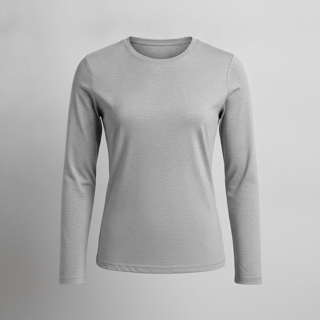 Long-Sleeve Underscrub Tee — Trident Lab Coats