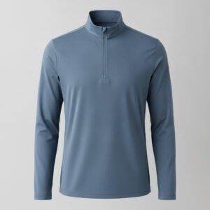 Zip-Neck Layering Pullover — Trident Lab Coats